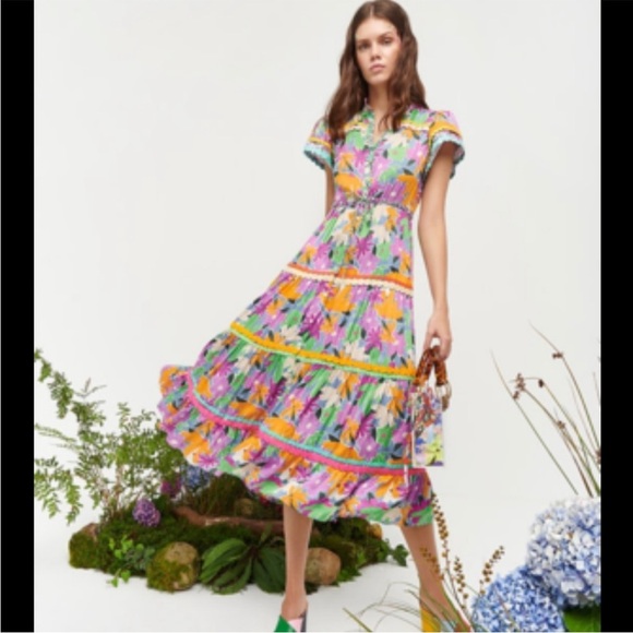 Free People x Celia B Aneeta Dress- SM - Picture 1 of 10